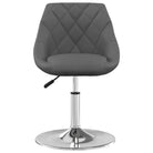 Hoogte verstelbare trendy draaibare eetkamerstoelen met fluwelen bekleding - Eetkamerstoelen