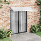 Hoogwaardige deurluifel voor eenvoudige installatie en bescherming tegen weer - Grijs en transparant / 200 x 100 cm / 1