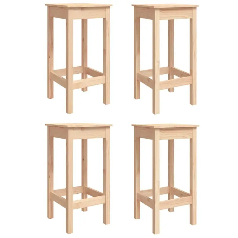 Houten barset van massief grenenhout voor tuin en terras - Tuinsets