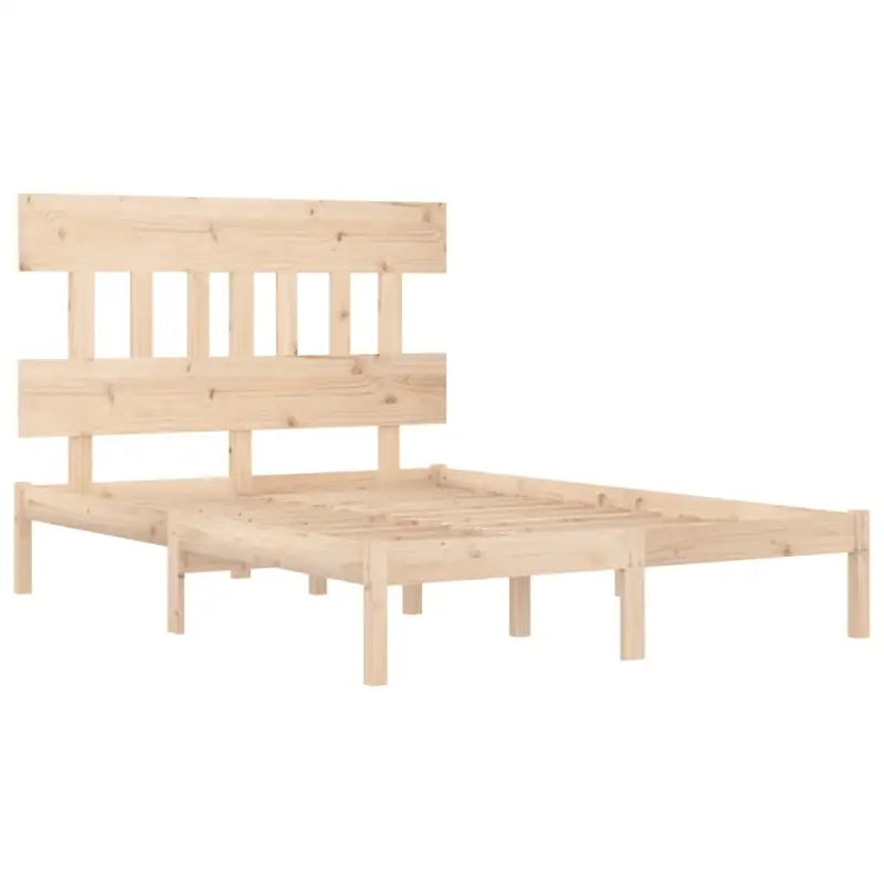 Houten bedframe met massief grenenhout en tijdloos ontwerp - Bedden & bedframes