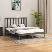 Houten bedframe met tijdloos ontwerp en massief grenenhout - Bedden & bedframes