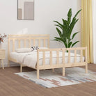 Houten bedframe van massief grenenhout inclusief levering - Naturel / 160 x 200 cm - Bedden & bedframes