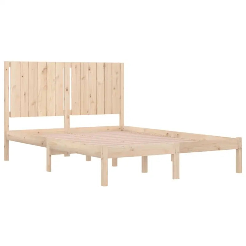 Houten bedframe van massief grenenhout met levering bevat - Bedden & bedframes