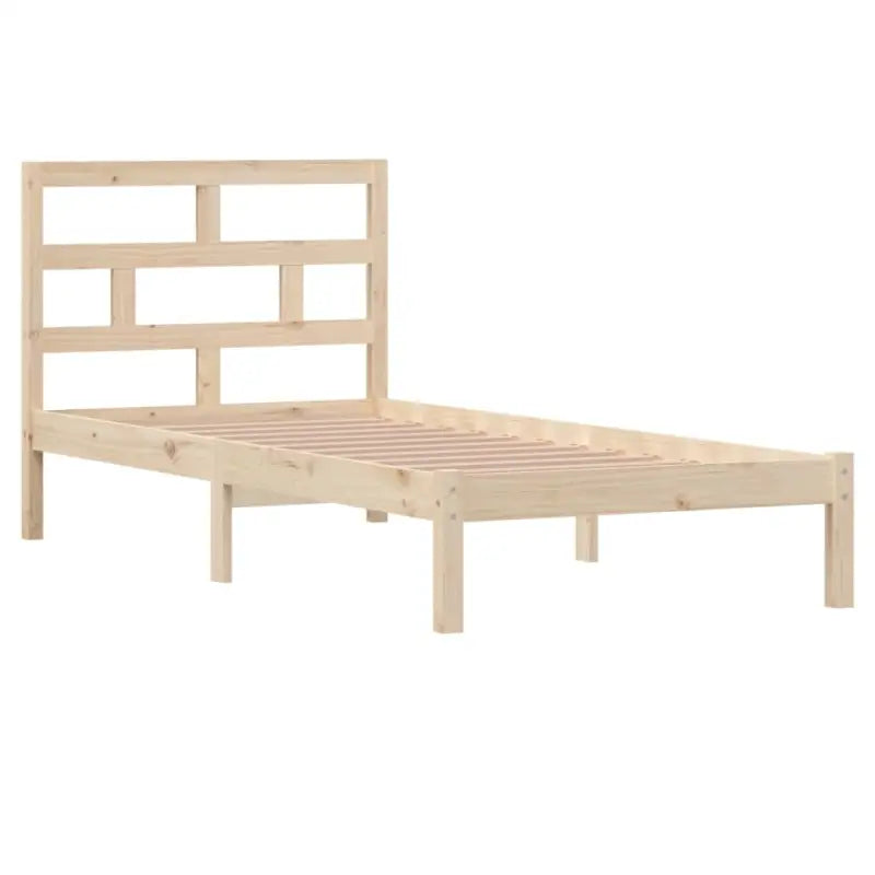 Houten Bedframe van Massief Grenenhout met Levering Bevat - Bedden & bedframes