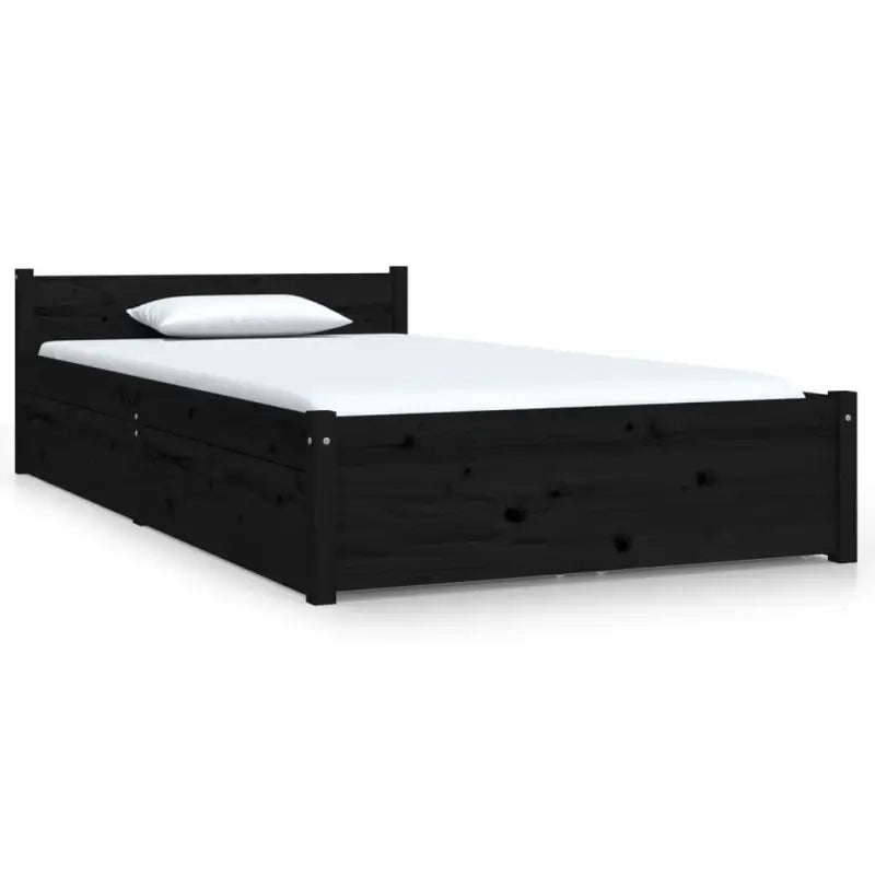 Houten bedframe van massief grenenhout met levering bevat - Bedden & bedframes