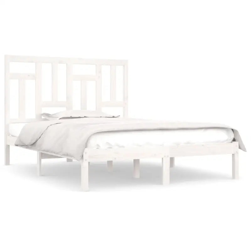 Houten bedframe van massief grenenhout met levering bevat - Bedden & bedframes