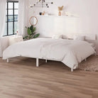 Houten bedframe van massief grenenhout voor een moderne slaapkamer - Wit / 180 x 200 cm - Bedden & bedframes