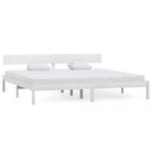 Houten bedframe van massief grenenhout voor een moderne slaapkamer - Bedden & bedframes