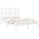 Houten bedframe van massief grenenhout voor een moderne slaapkamer - Bedden & bedframes