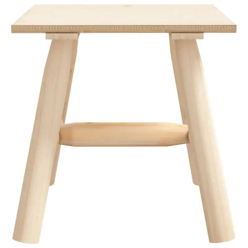 Houten bijzettafel van massief vurenhout met houten frame - Modulaire tuinbanken