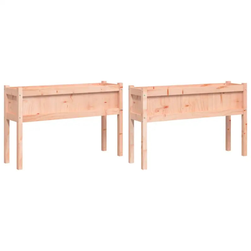 Houten bloempotten en plantenbakken van massief douglashout - Bloempotten & plantenbakken