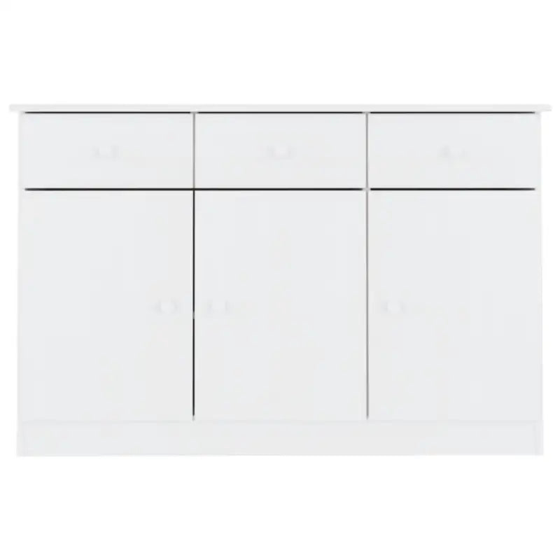 Houten Buffetkast van massief grenenhout met houten knoppen - Dressoirs & buffetkasten