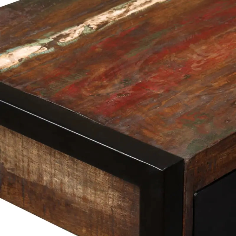 Houten bureau in industriële stijl van massief gerecycled hout - Bureaus