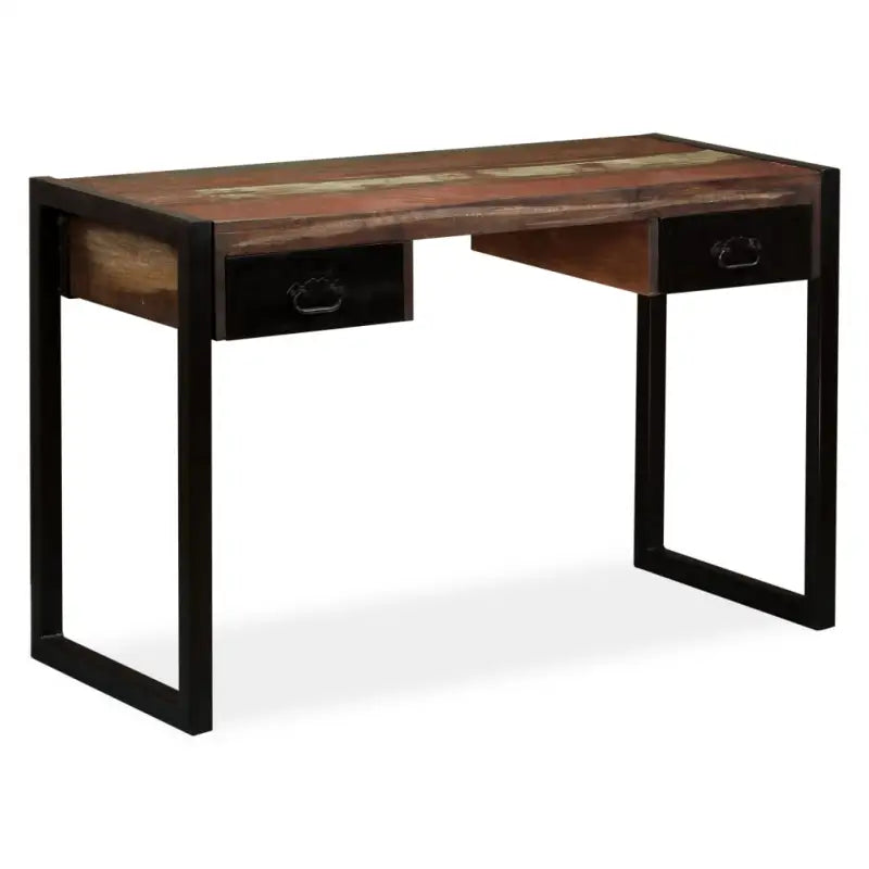 Houten bureau in industriële stijl van massief gerecycled hout - Bureaus