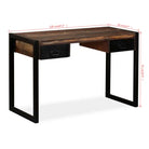 Houten bureau in industriële stijl van massief gerecycled hout - Bureaus