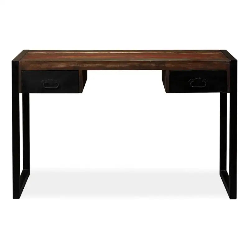 Houten bureau in industriële stijl van massief gerecycled hout - Bureaus