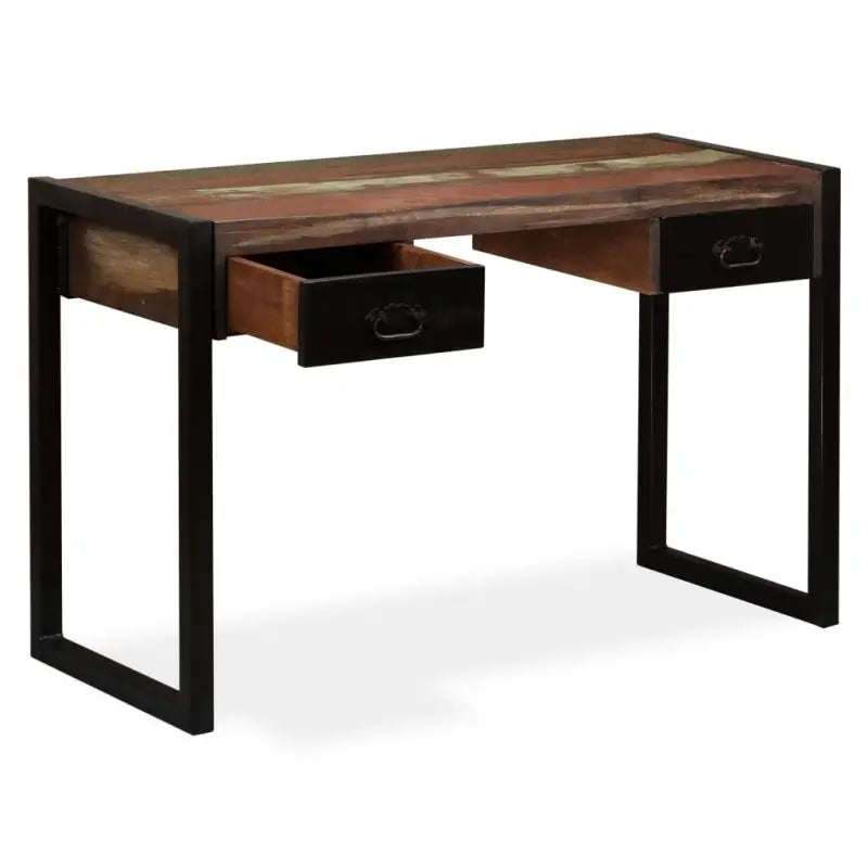 Houten bureau in industriële stijl van massief gerecycled hout - Bureaus