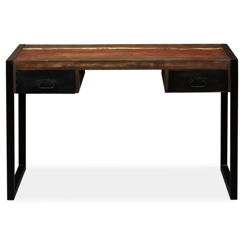 Houten bureau in industriële stijl van massief gerecycled hout - Bureaus