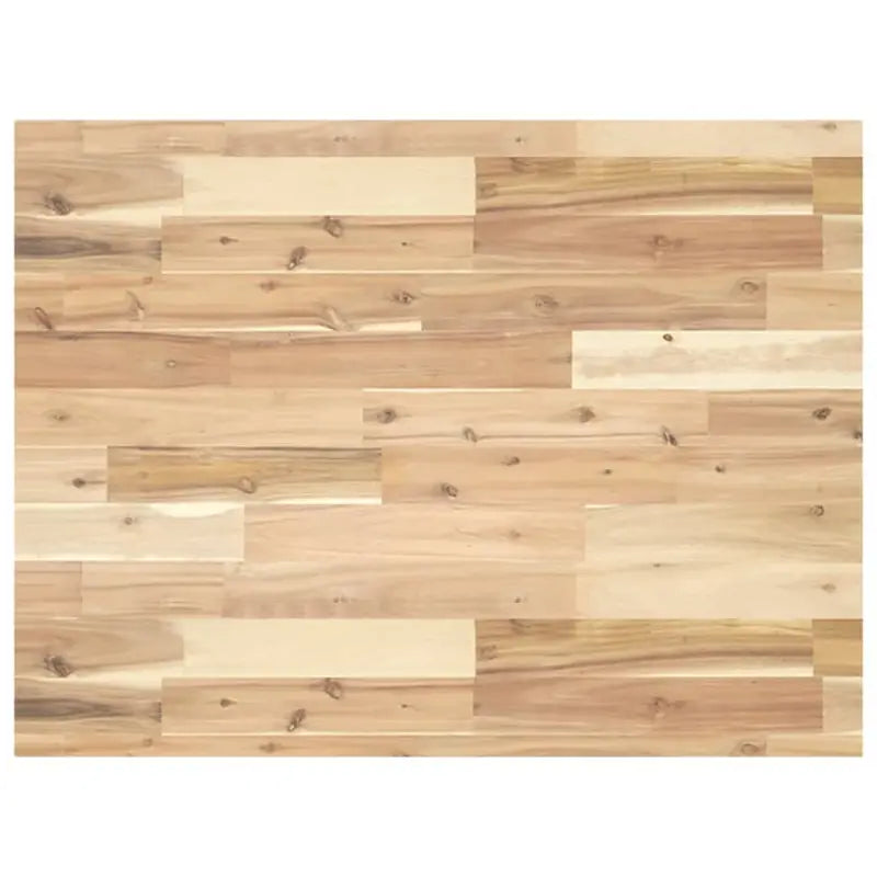 Houten bureaublad van massief acaciahout voor natuurlijke uitstraling - Naturel / 100 x 60 x 4 cm - Onderdelen