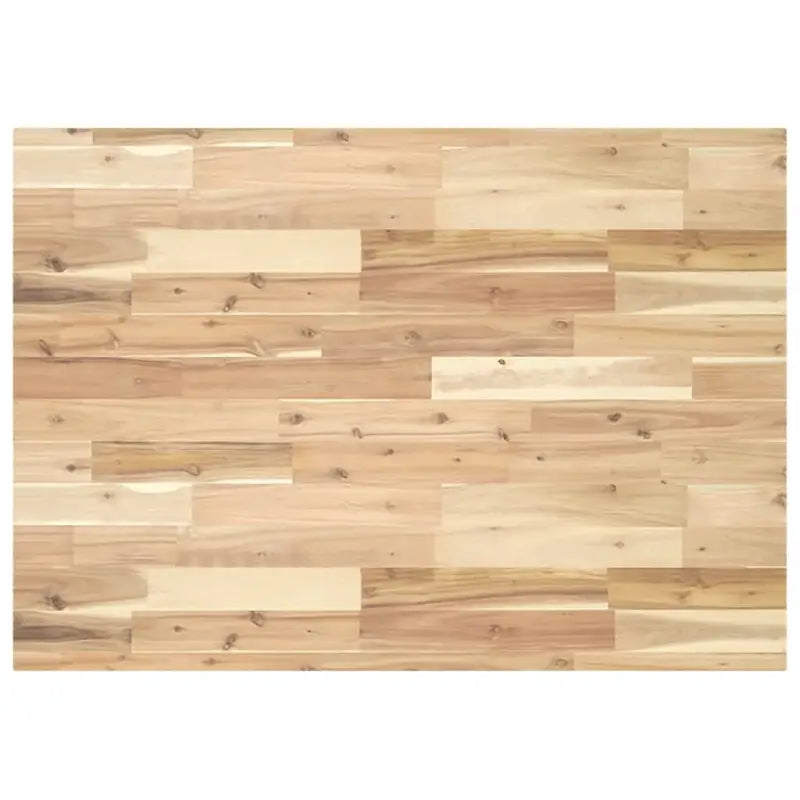 Houten bureaublad van massief acaciahout voor natuurlijke uitstraling - Naturel / 80 x 70 x 4 cm - Onderdelen