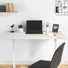 Houten bureaublad van massief grenenhout voor uw bureau meubelstijl - Wit / 110 x 60 x 2.5 cm - Onderdelen