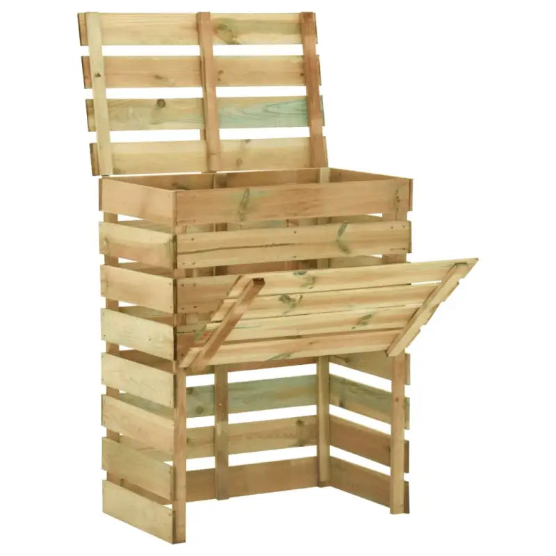 Houten Composbakken met Los deksel voor Goede Luchtcirculatie - Compostbakken