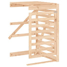 Houten containerberging voor afvalbakken van massief grenenhout - Natuurlijk grenenhout / 1 - Containerbergingen