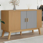 Houten dressoir met massief grenenhout en Scandinavisch design - Dressoirs & buffetkasten