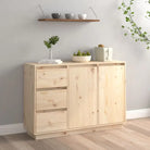 Houten dressoir met massief grenenhout voor woonkamer of slaapkamer - Dressoirs & buffetkasten
