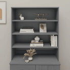 Houten Dressoir van massief grenenhout voor decoratie en opbergruimte - Donkergrijs / 1 - Dressoirs & buffetkasten