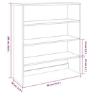 Houten Dressoir van massief grenenhout voor decoratie en opbergruimte - Dressoirs & buffetkasten