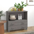 Houten Dressoir van massief Grenenhout voor een stijlvolle inrichting - Lichtgrijs / 1 - Dressoirs & buffetkasten