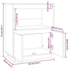 Houten dressoir van massief grenenhout voor praktische opbergruimte - Dressoirs & buffetkasten