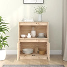 Houten dressoir van massief grenenhout voor praktische opbergruimte - Dressoirs & buffetkasten