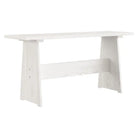 Houten eettafel met bankje van massief grenenhout voor eetkamer of keuken - Eettafels