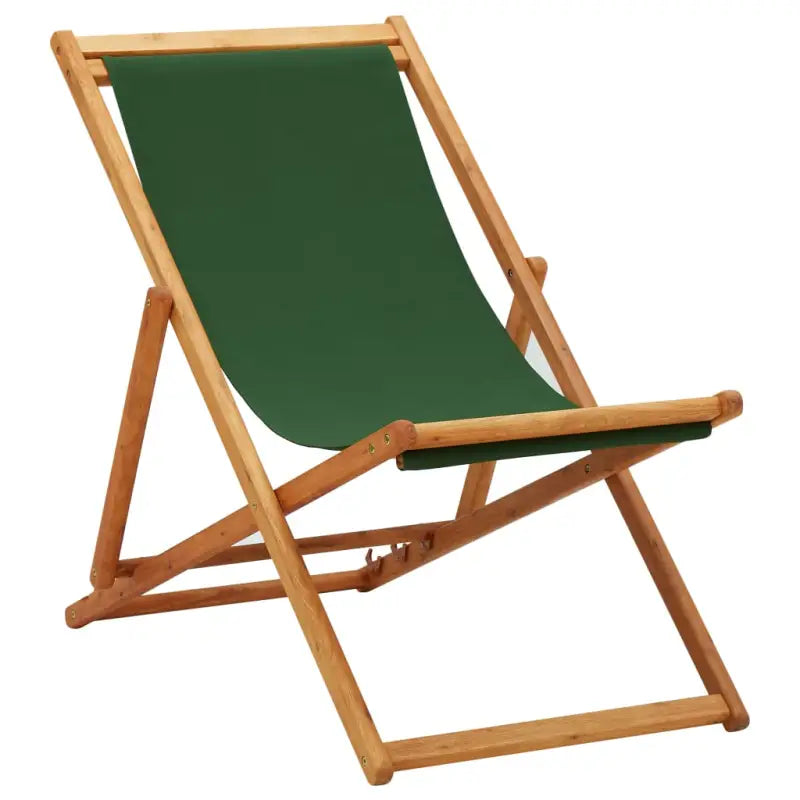 Houten frame tuinstoelen voor comfortabel genieten buiten - Groen / 1 - Tuinstoelen