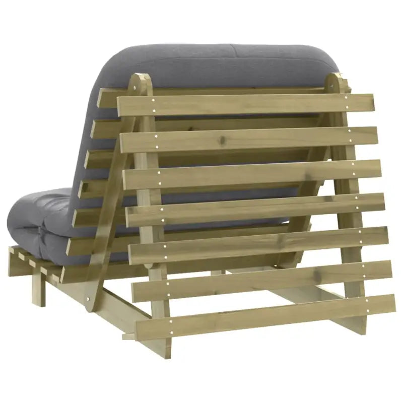 Houten futon slaapbank met verstelbare rugleuning voor comfort en veelzijdigheid - Futons