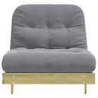 Houten futon slaapbank met verstelbare rugleuning voor comfort en veelzijdigheid - Futons