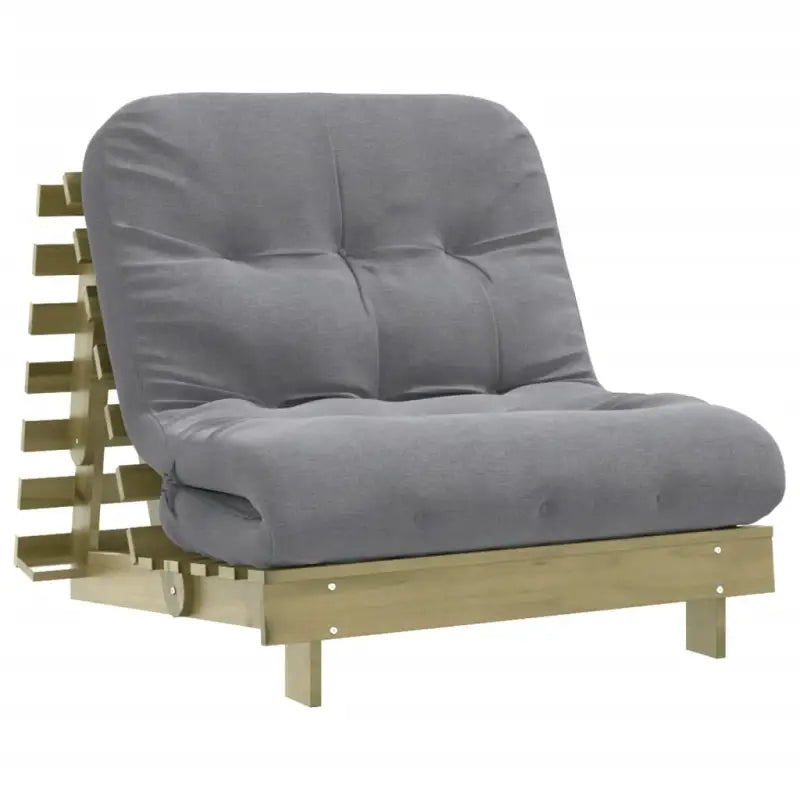 Houten futon slaapbank met verstelbare rugleuning voor comfort en veelzijdigheid - Futons