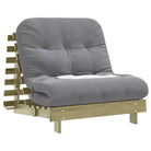 Houten futon slaapbank met verstelbare rugleuning voor comfort en veelzijdigheid - Futons