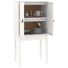Houten hoge kast van massief grenenhout met rustiek ontwerp - Dressoirs & buffetkasten