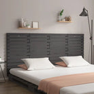Houten hoofdborden en voetborden van massief grenenhout voor slaapkamer - Grijs / 206 x 91.5 cm / 1 - Hoofdborden