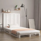 Houten hoofdborden en voetborden van massief grenenhout voor slaapkamer - Wit / 141 x 91.5 cm / 1 - Hoofdborden