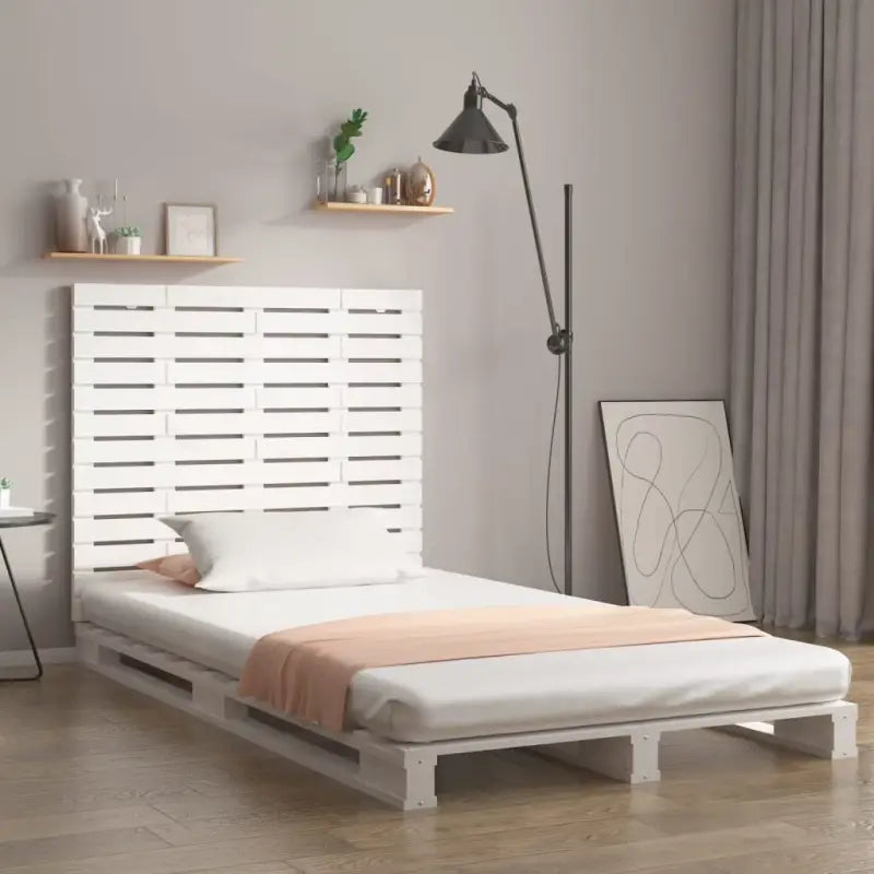 Houten hoofdborden en voetborden van massief grenenhout voor slaapkamer - Wit / 141 x 91.5 cm / 1 - Hoofdborden