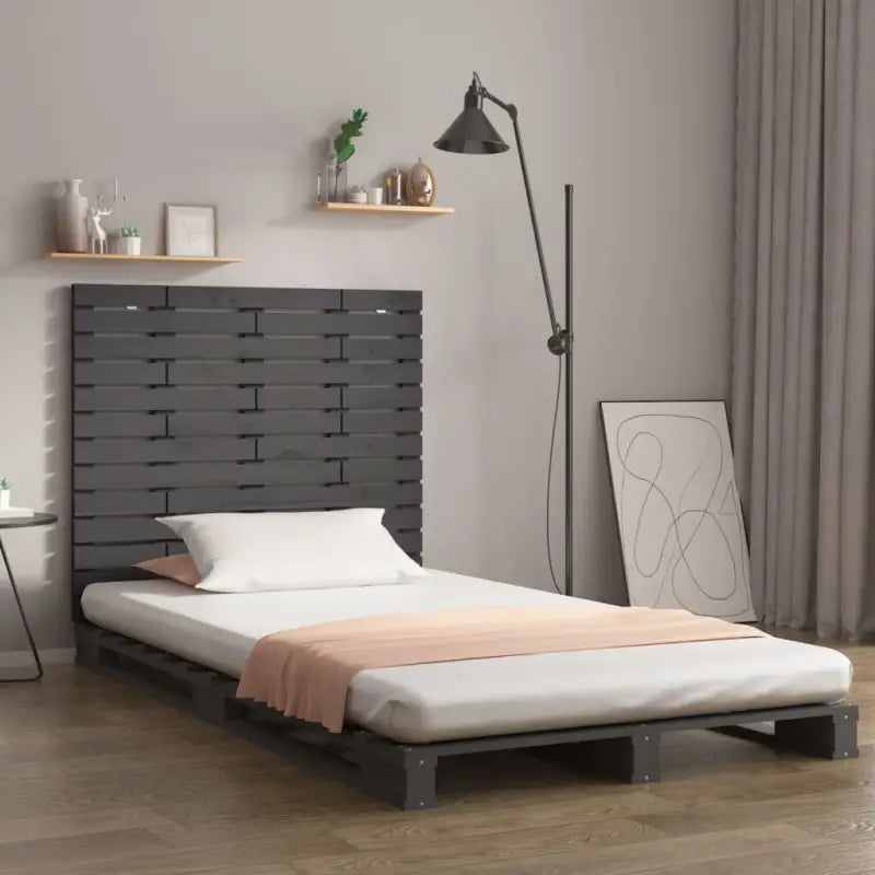 Houten hoofdborden en voetborden van massief grenenhout voor slaapkamer - Grijs / 81 x 91.5 cm / 1 - Hoofdborden