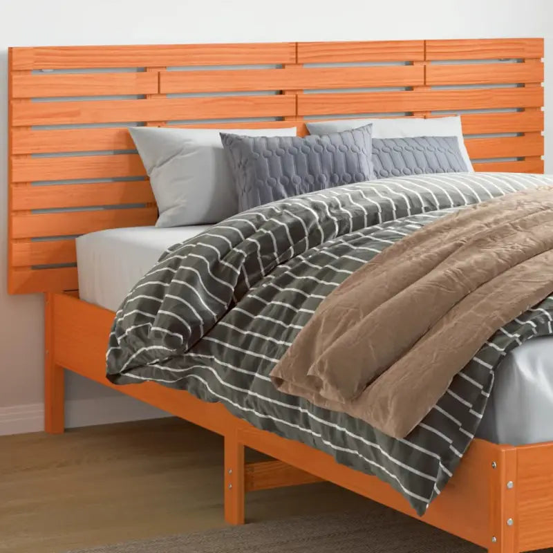 Houten hoofdborden en voetborden van massief grenenhout voor slaapkamer - Bruin / 166 x 63 cm / 1 - Hoofdborden