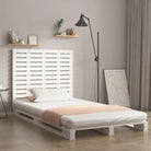 Houten hoofdborden en voetborden van massief grenenhout voor slaapkamer - Wit / 126 x 91.5 cm / 1 - Hoofdborden