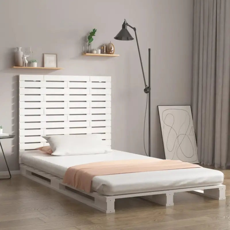 Houten hoofdborden en voetborden van massief grenenhout voor slaapkamer - Wit / 126 x 91.5 cm / 1 - Hoofdborden