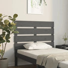 Houten hoofdeinde van massief grenenhout voor een stijlvolle slaapkamer - Grijs / 100 x 80 cm / 1 - Hoofdborden