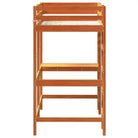 Houten hoogslaper met massief grenenhout en multiplex lattenbodem - Bedden & bedframes